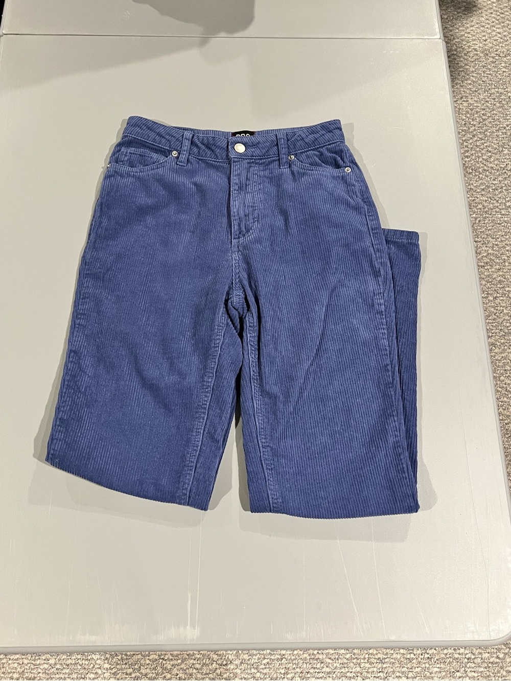 BDG Urban Outfitters Blue Corduroy Jeans - Mom High-Rise - 24